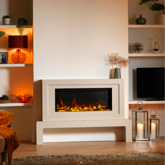 ACR Edgbaston Floor Standing Fireplace Suite With PR-900e Insert Fire