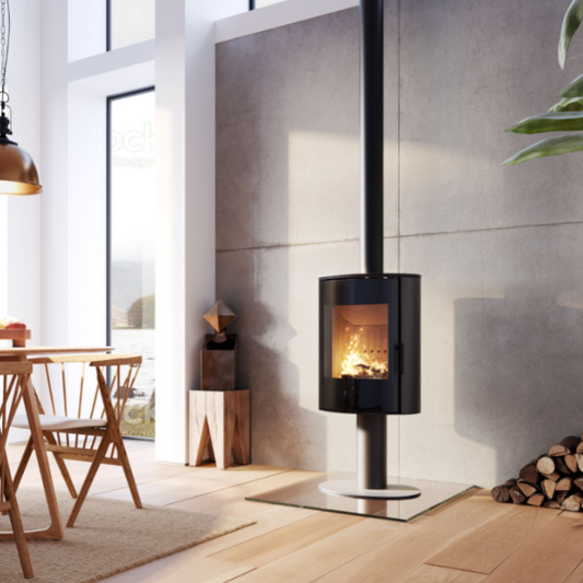 ACR Osprey eVe - 5kw Defra Wood Burning Stove On Pedestal