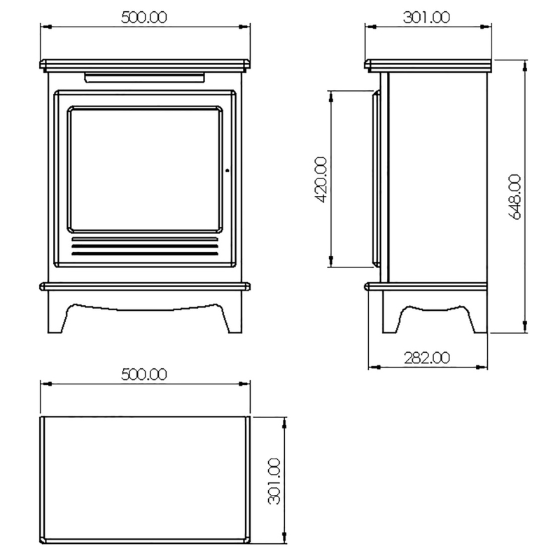 Suncrest Morpeth Electric Stove - MOR001