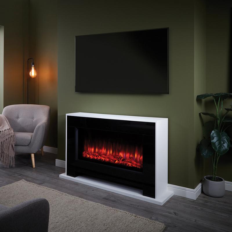 Suncrest Nebraska 51 Inch Electric Fireplace Suite - NBK1024