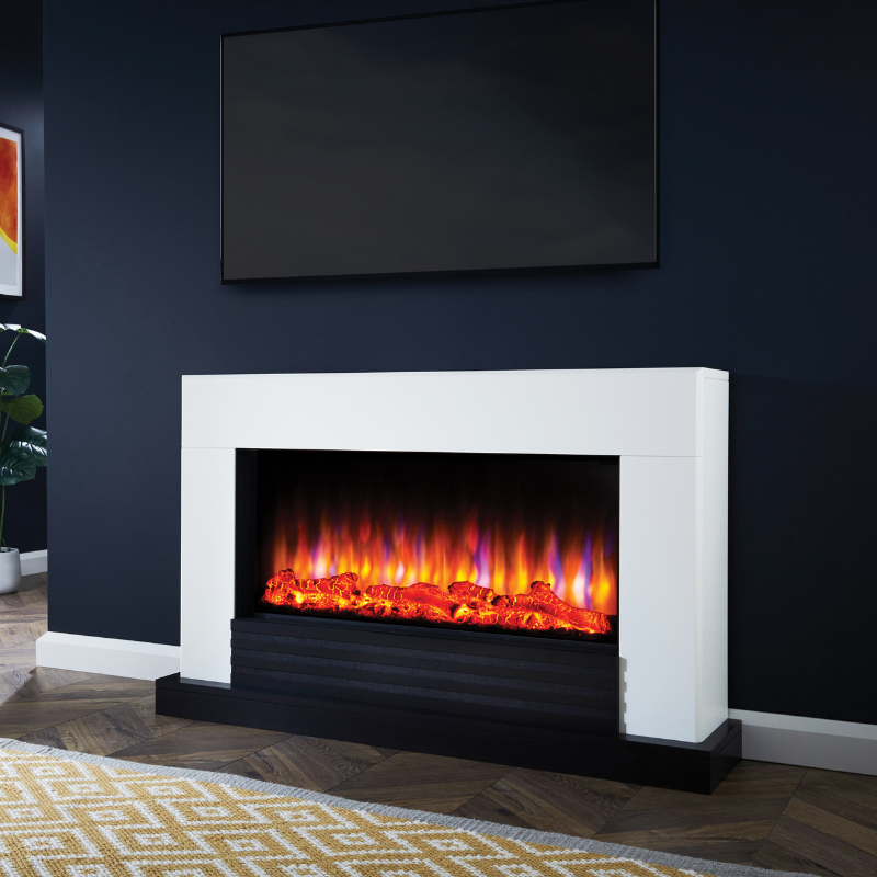 Suncrest Raby 48 Inch Electric Fireplace Suite - RAB1024