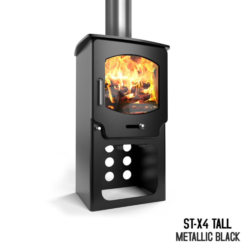 Saltfire ST-X4 Tall Multi-Fuel / Wood Burning Stove