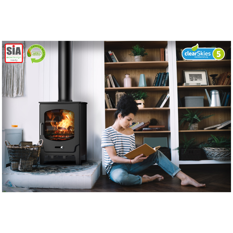 Saltfire ST-X8 Multi-Fuel / Wood Burning Stove