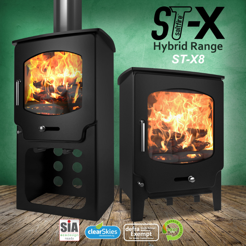 Saltfire ST-X8 Multi-Fuel / Wood Burning Stove