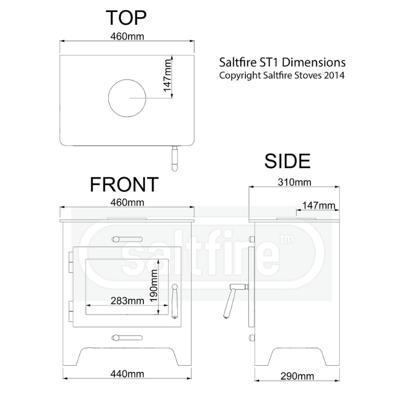 Saltfire ST1 Wood Burning Stove