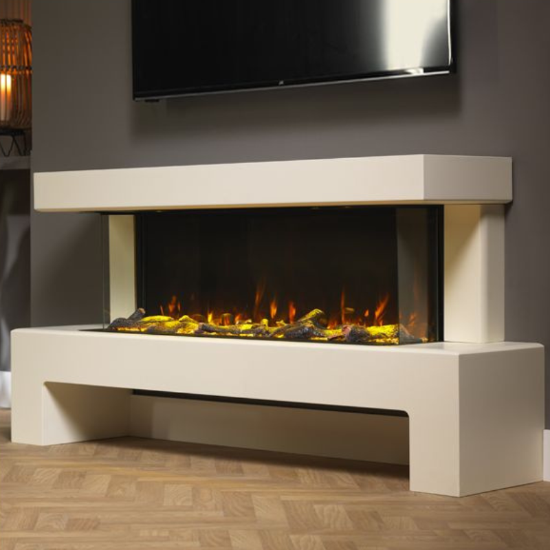 ACR Brindley Floor Standing Fireplace Suite With PR-1200e