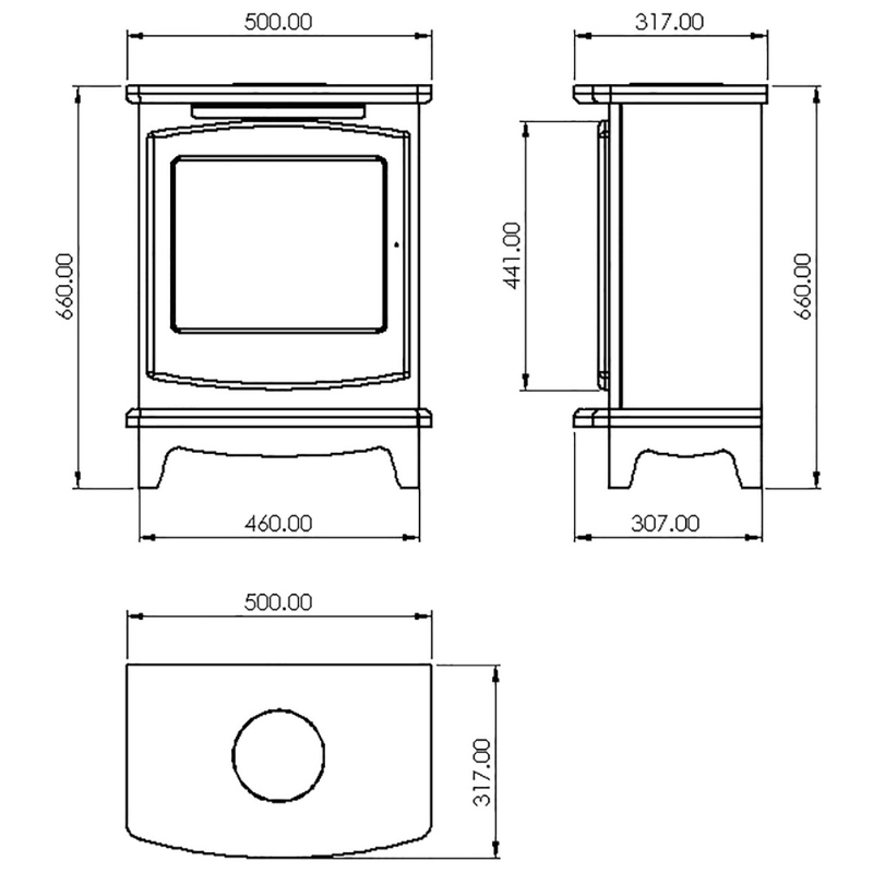 Suncrest Mitford Electric Stove - MIT001